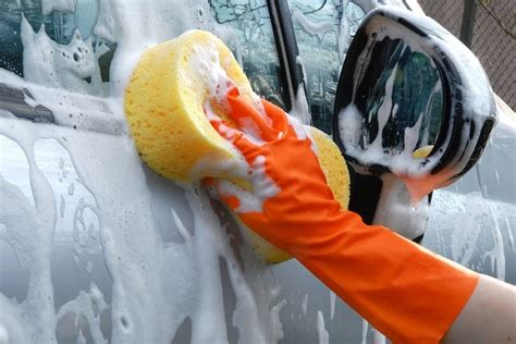 auto wassen met dreft